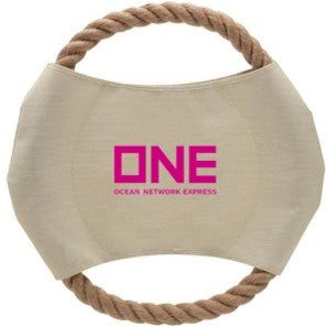 Toss N Chew Dog Disc Toy-Natural