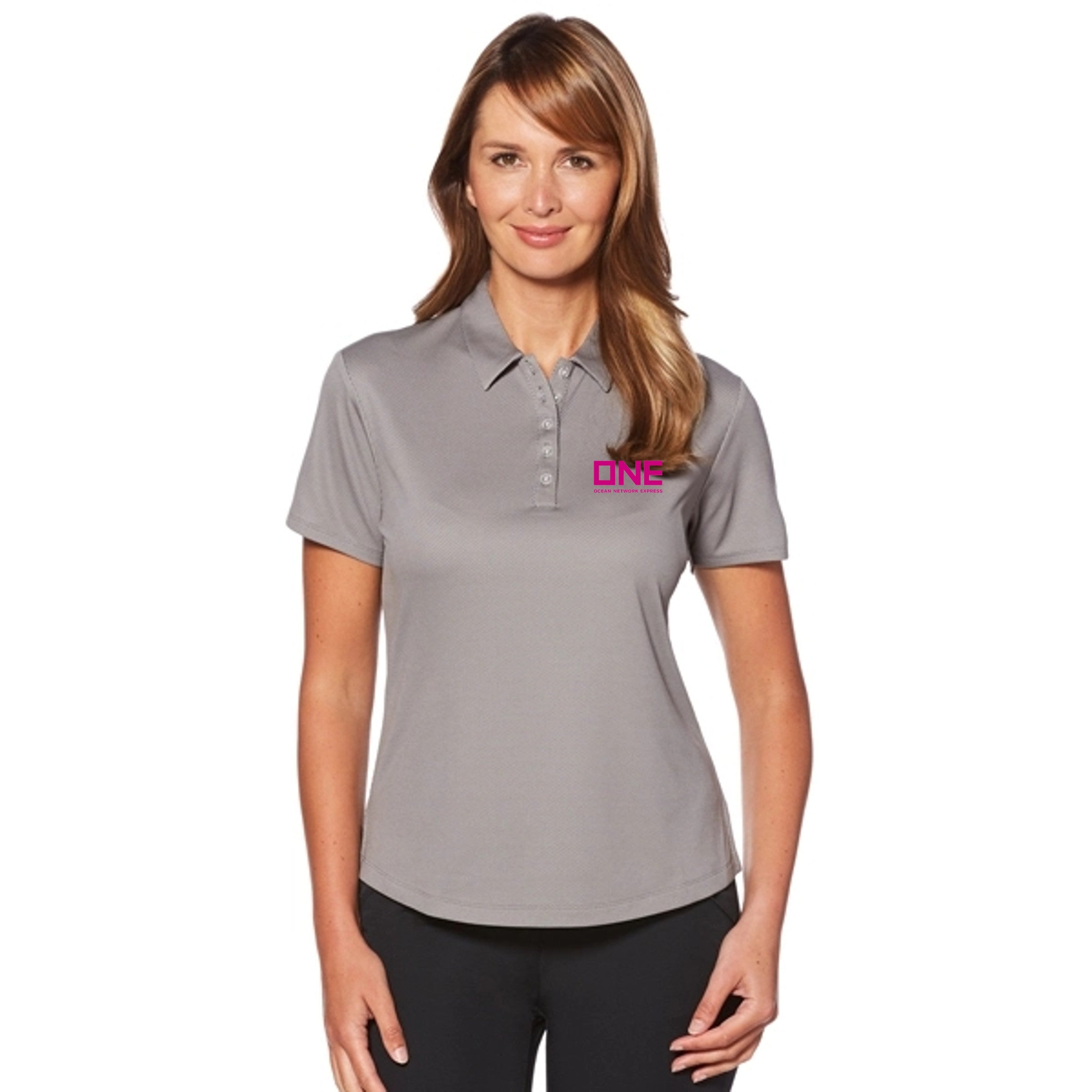 Callaway Birdseye Polo - Quiet Shade Grey