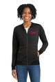 Lightweight French Terry Bomber - Heather Black
