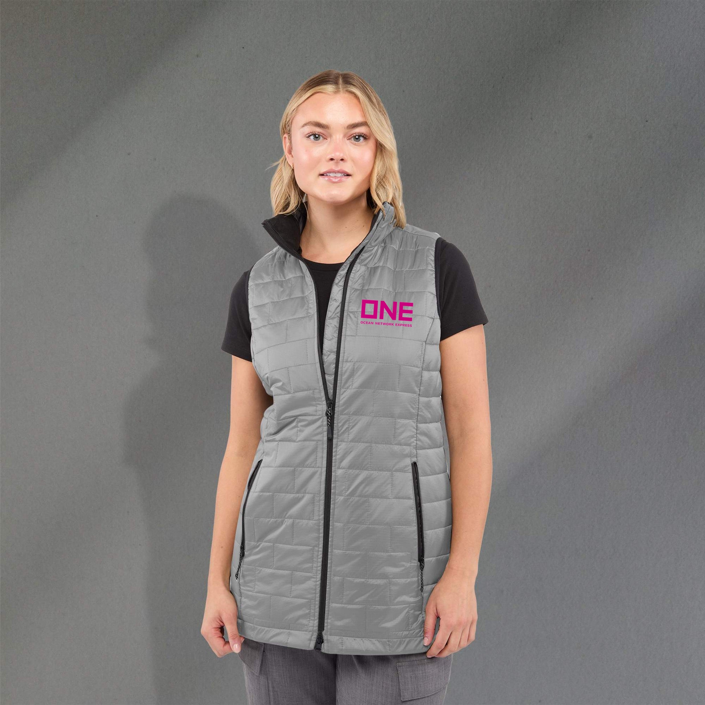 Packable Insulated Vest - Silver 1