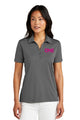 TravisMathew Coto Performance Polo - Quiet Shade Grey Heather/Black