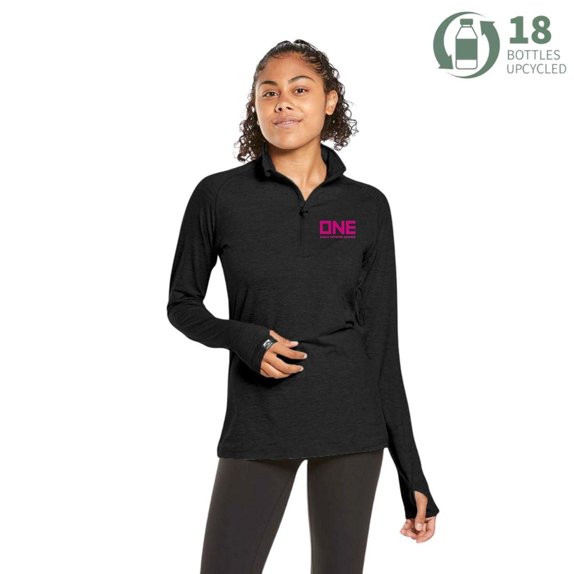 Pacesetter 1/4 Zip - Black