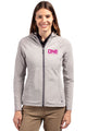 Cutter & Buck Adapt Eco Knit Hybrid Recycled Full Zip Jacket - Polished