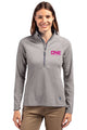 Cutter & Buck Adapt Eco Knit Hybrid Recycled 1/4 Zip - Polished