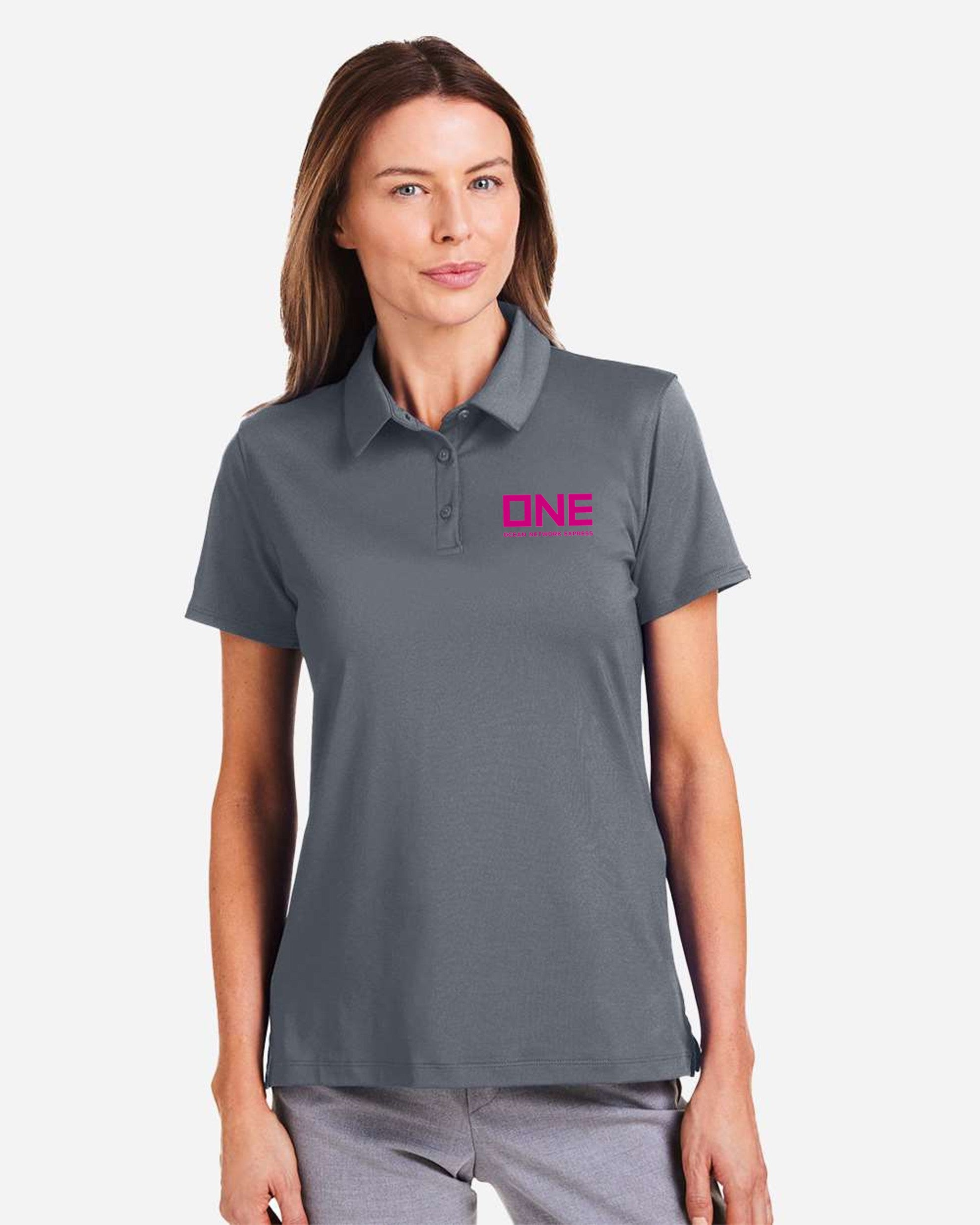 Under Armour Recycled Polo - Castlerock/White