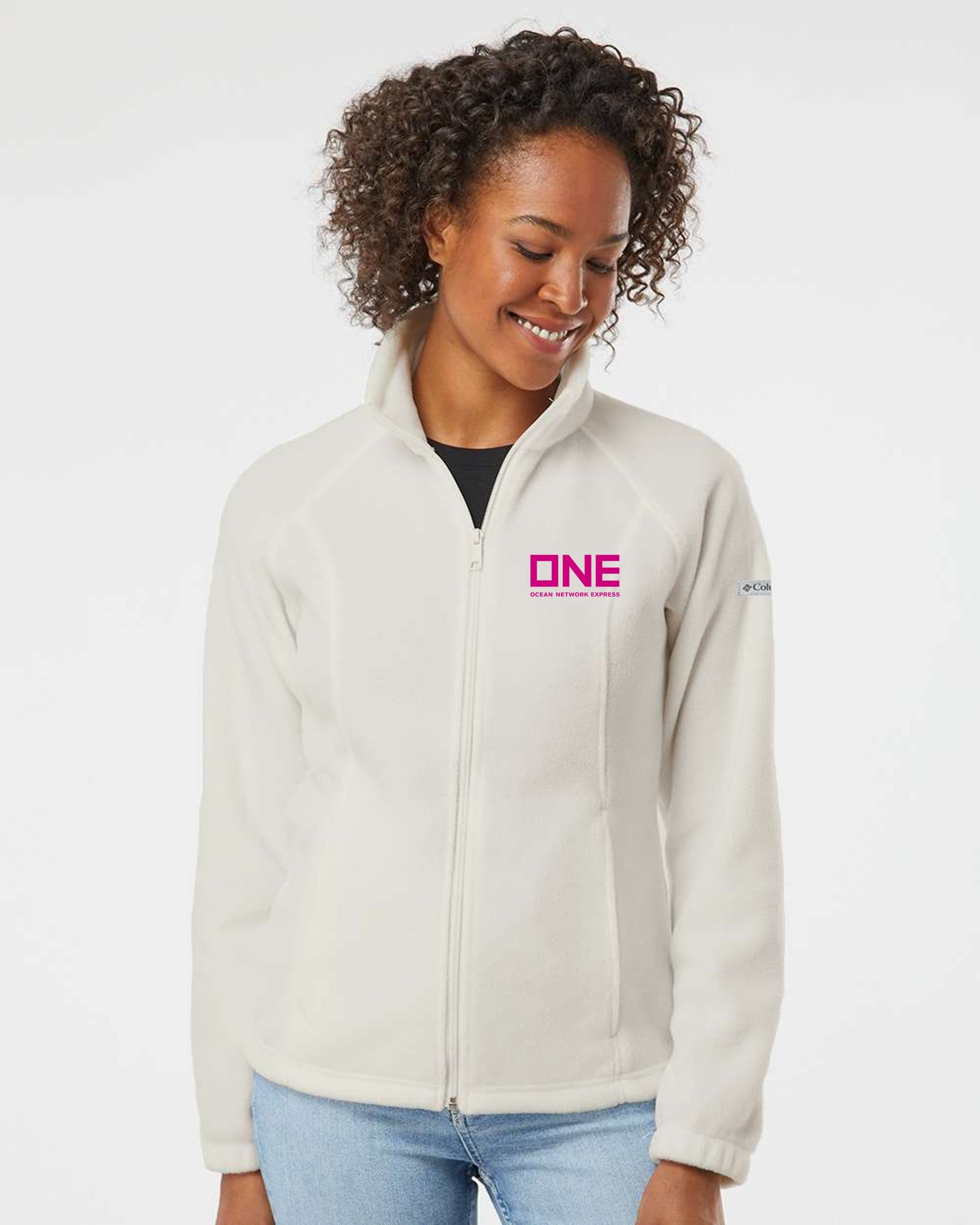 Columbia Fleece Full Zip Jacket - Chalk