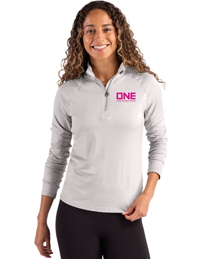Coastline Epic Comfort Recycled Quarter Zip - Concrete