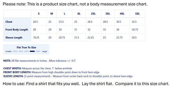 Size Chart for Dade Polo - Magenta