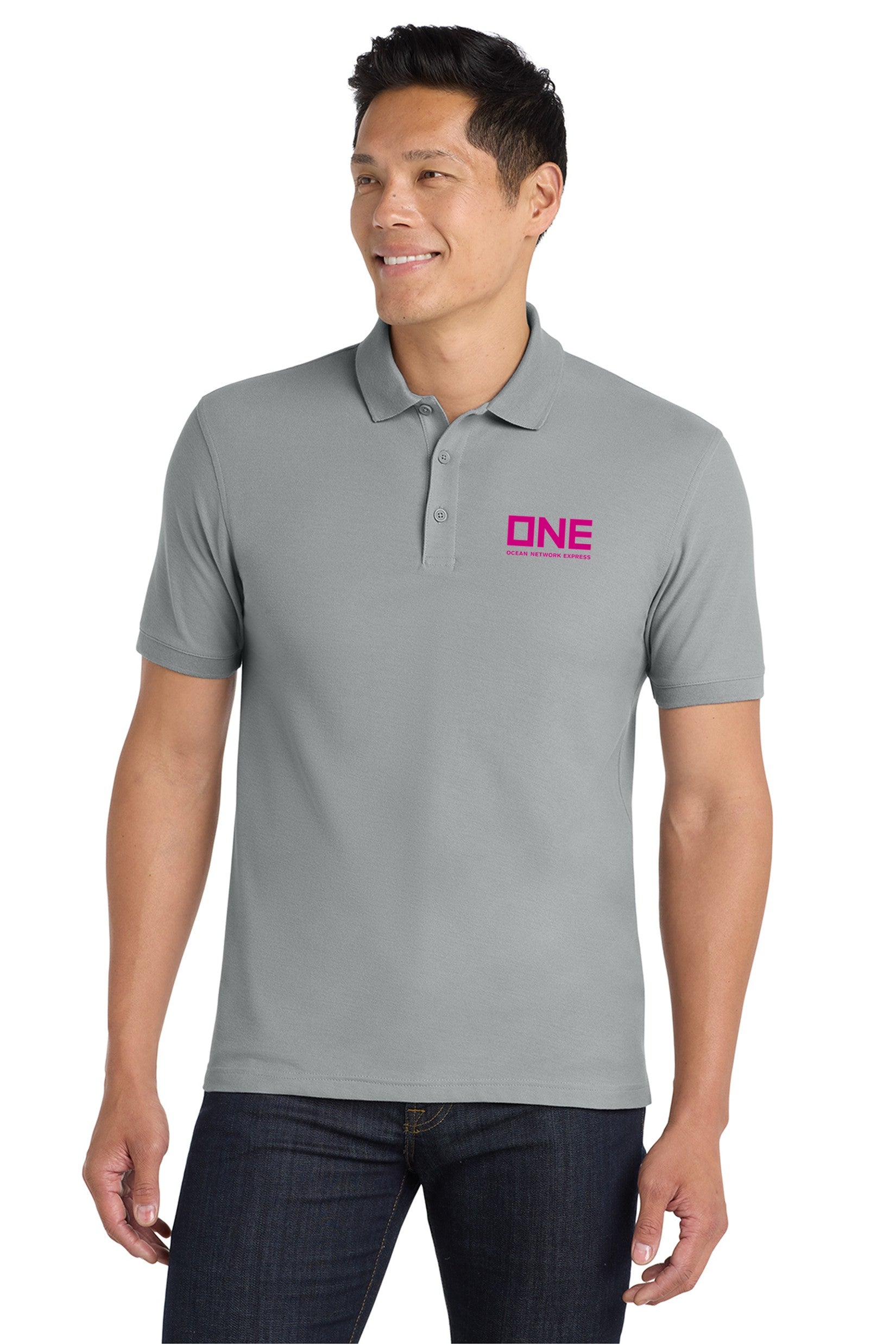 Classic Pique Polo - Gusty Grey