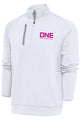 Antigua Generation Pullover - White Silver