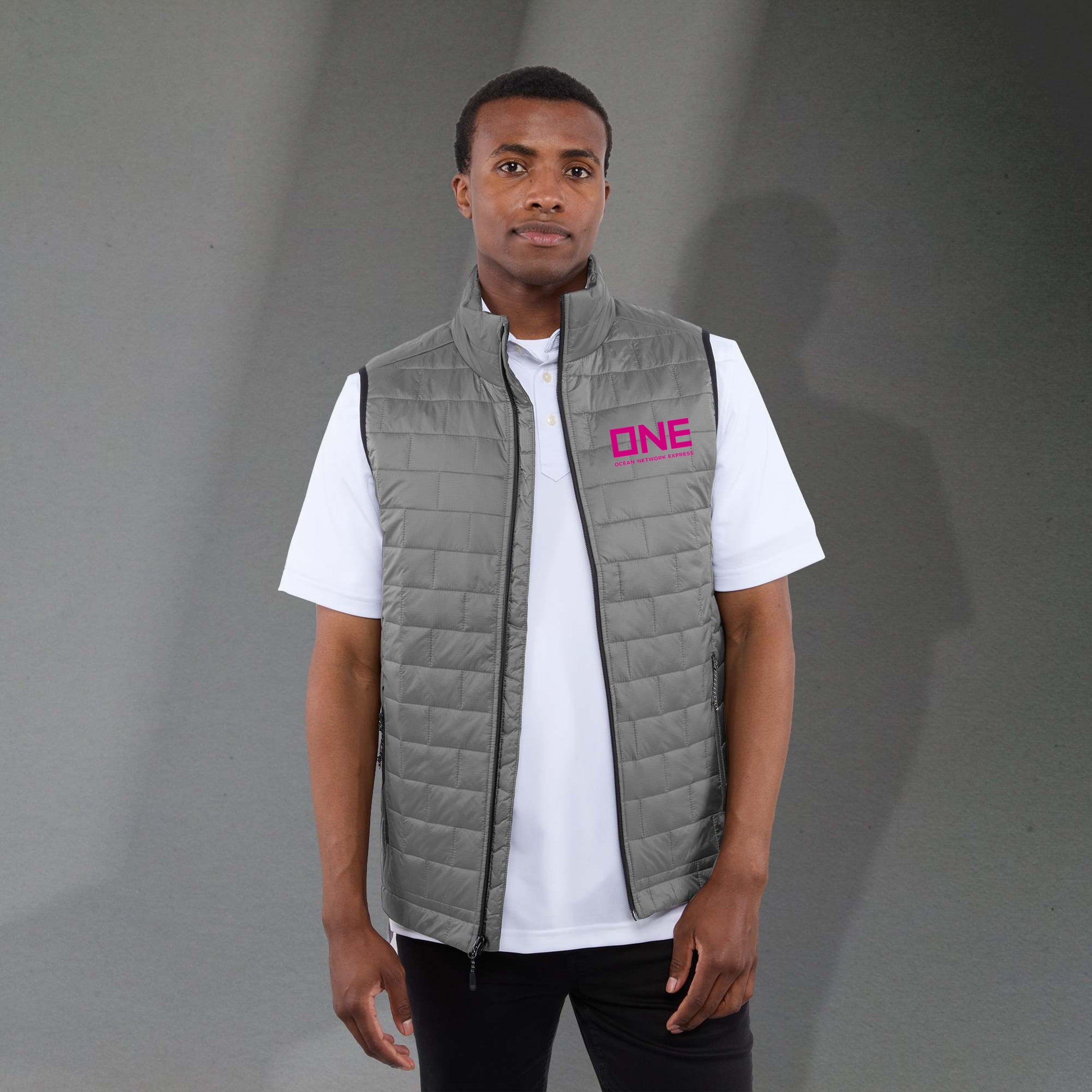 Packable Insulated Vest - Silver