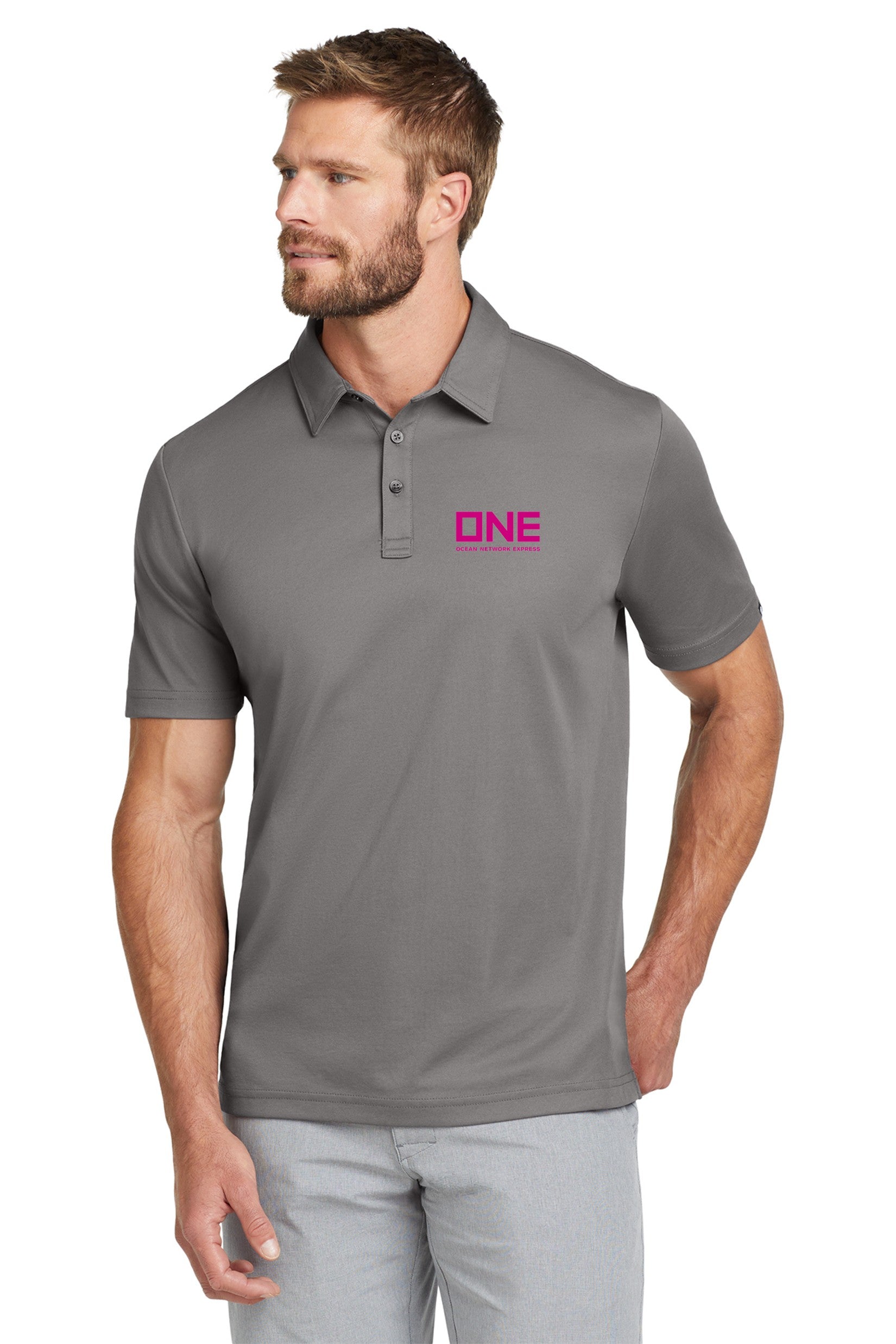 TravisMathew Oceanside Solid Polo - Quiet Side Grey