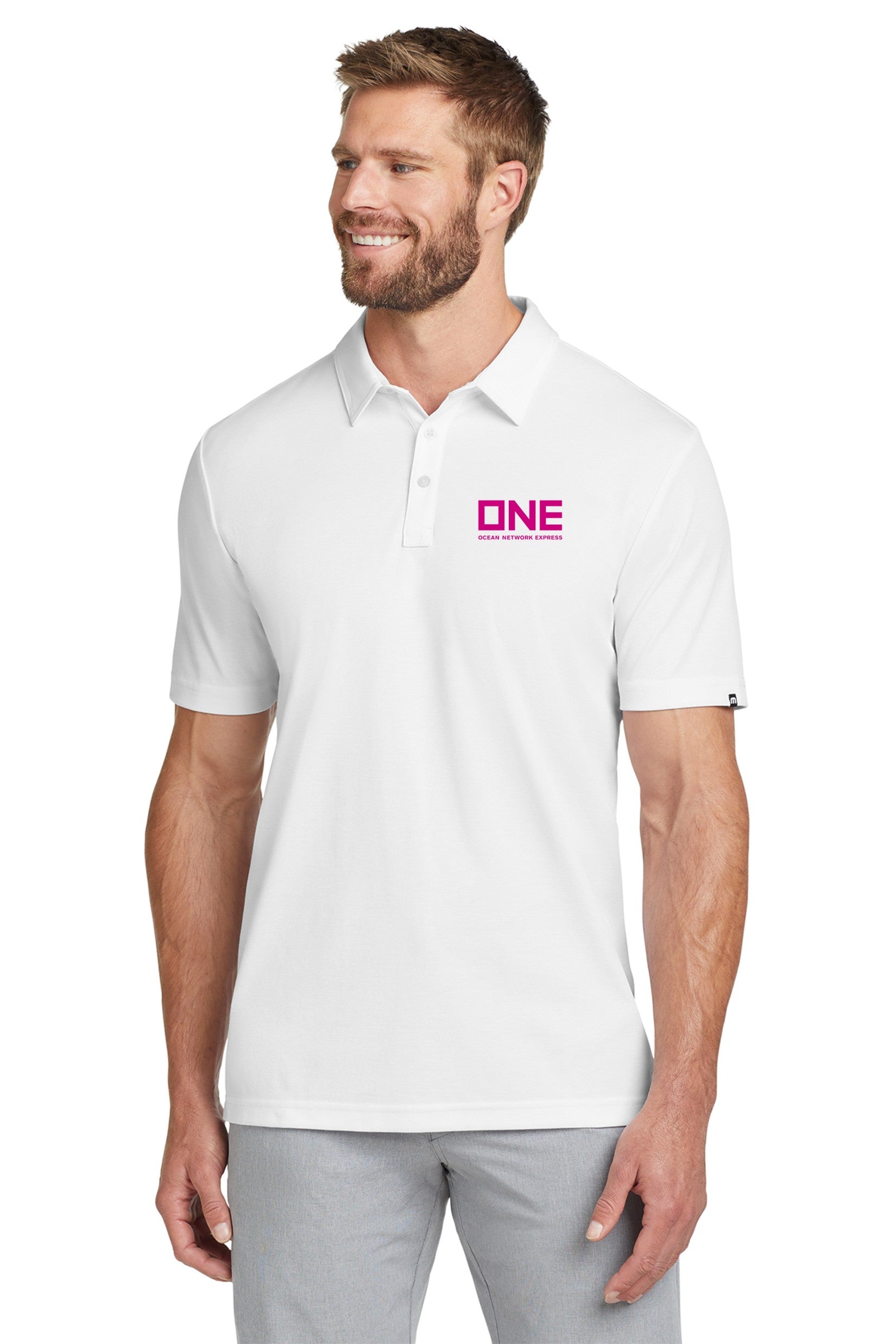 TravisMathew Oceanside Solid Polo - White