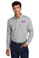 Mercer+Mettle Long Sleeve Modern Oxford Shirt - Gusty Grey