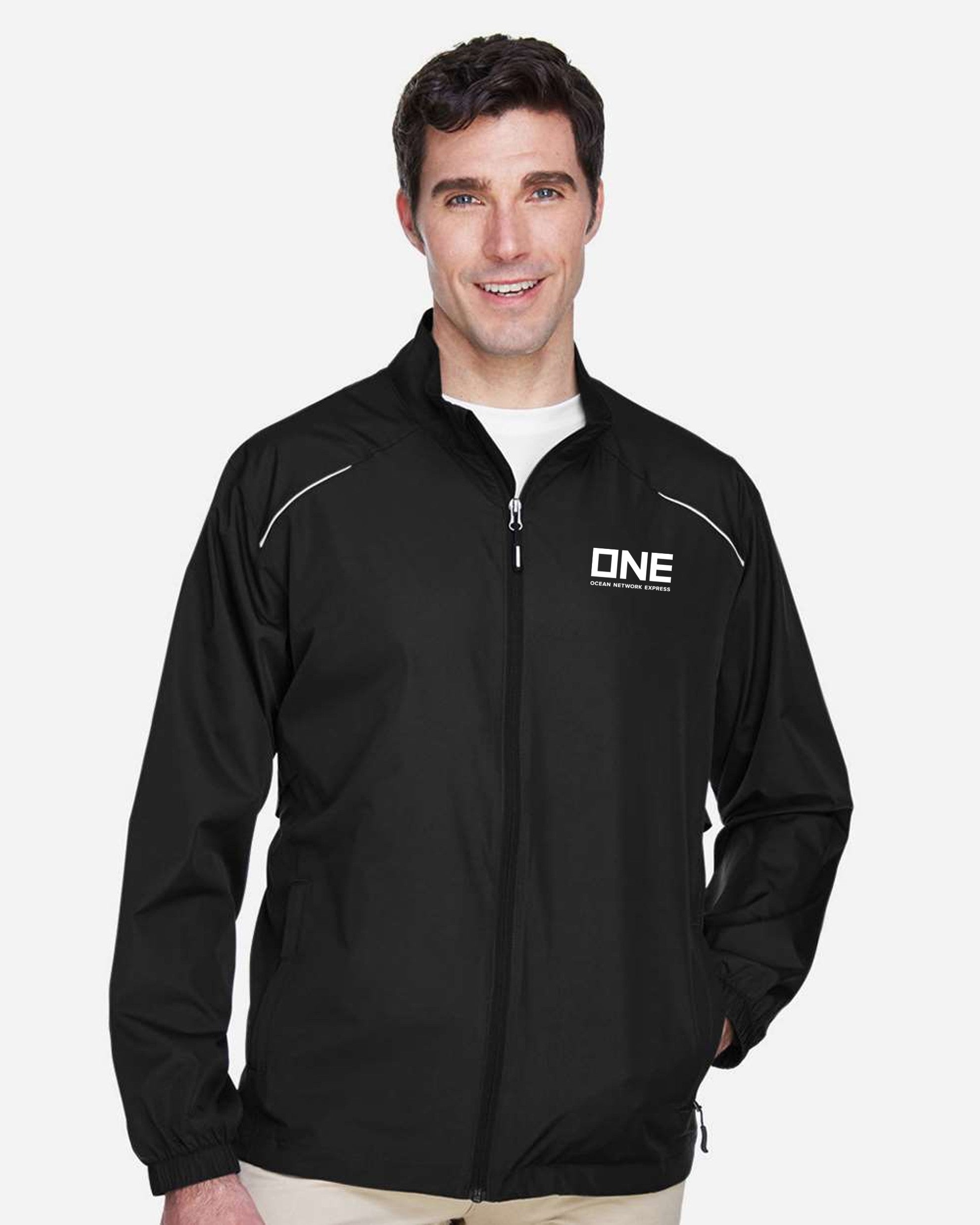 Core365 Techno Lite Motivate Unlined Lightweight Jacket - Black