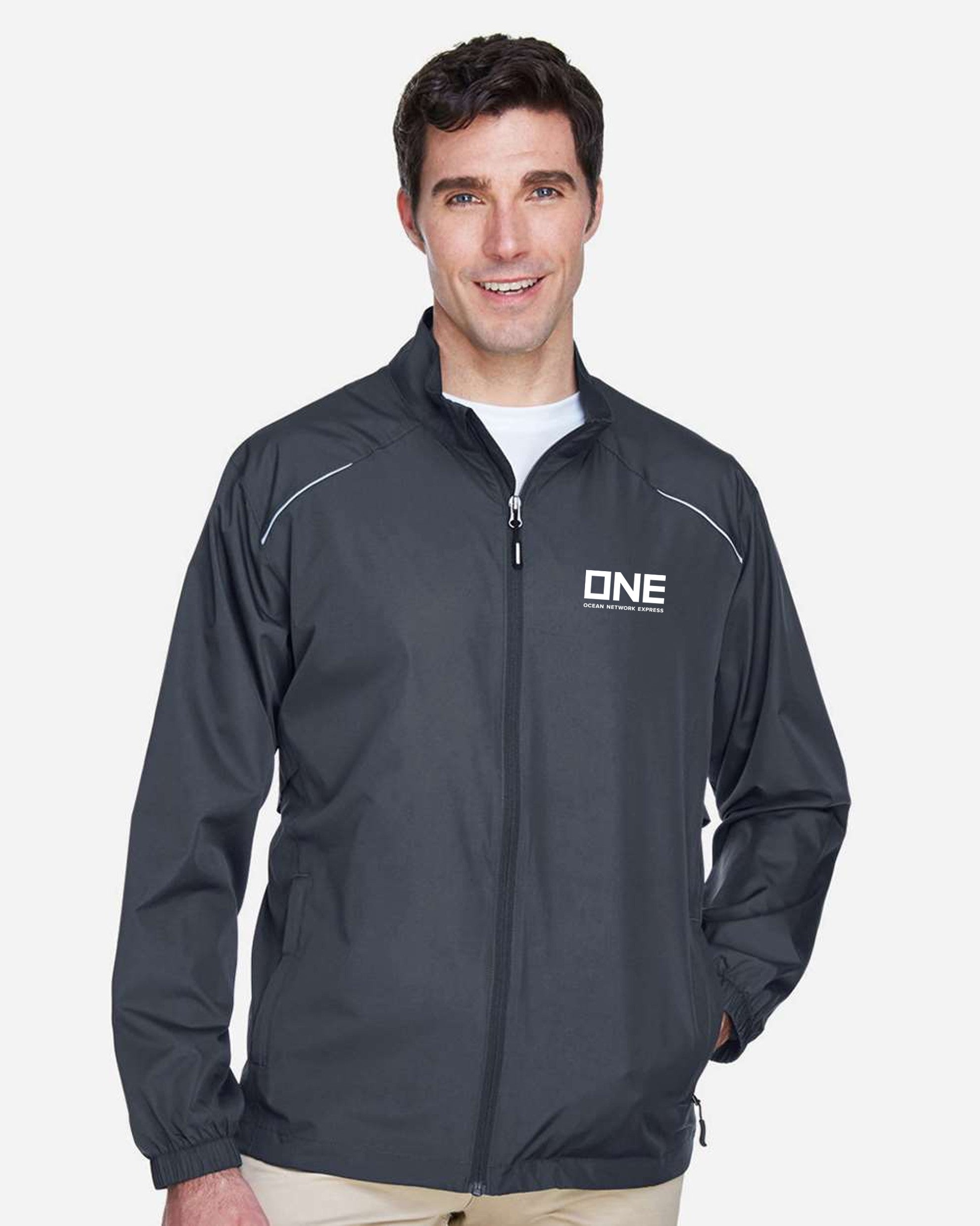 Core365 Techno Lite Motivate Unlined Lightweight Jacket - Carbon