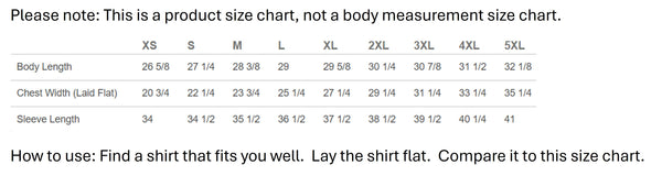 Size Chart for Core365 Techno Lite Motivate Unlined Lightweight Jacket - Black