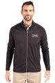 Cutter & Buck Adapt Eco Knit Hybrid Recycled Full Zip Jacket -  Black
