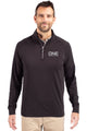 Cutter & Buck Adapt Eco Knit Hybrid Recycled 1/4 Zip - Black