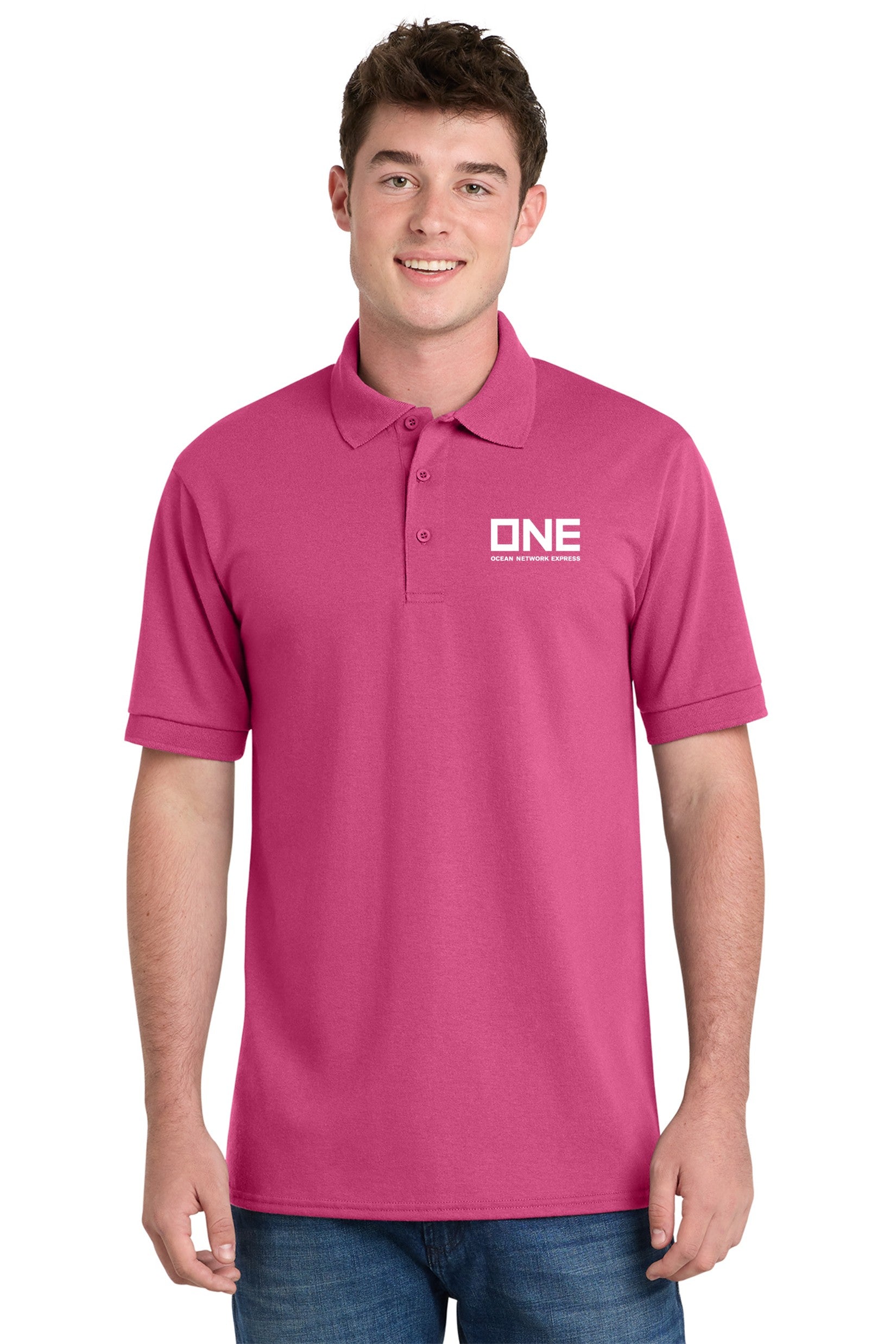 Port & Co Core Polo - Sangria