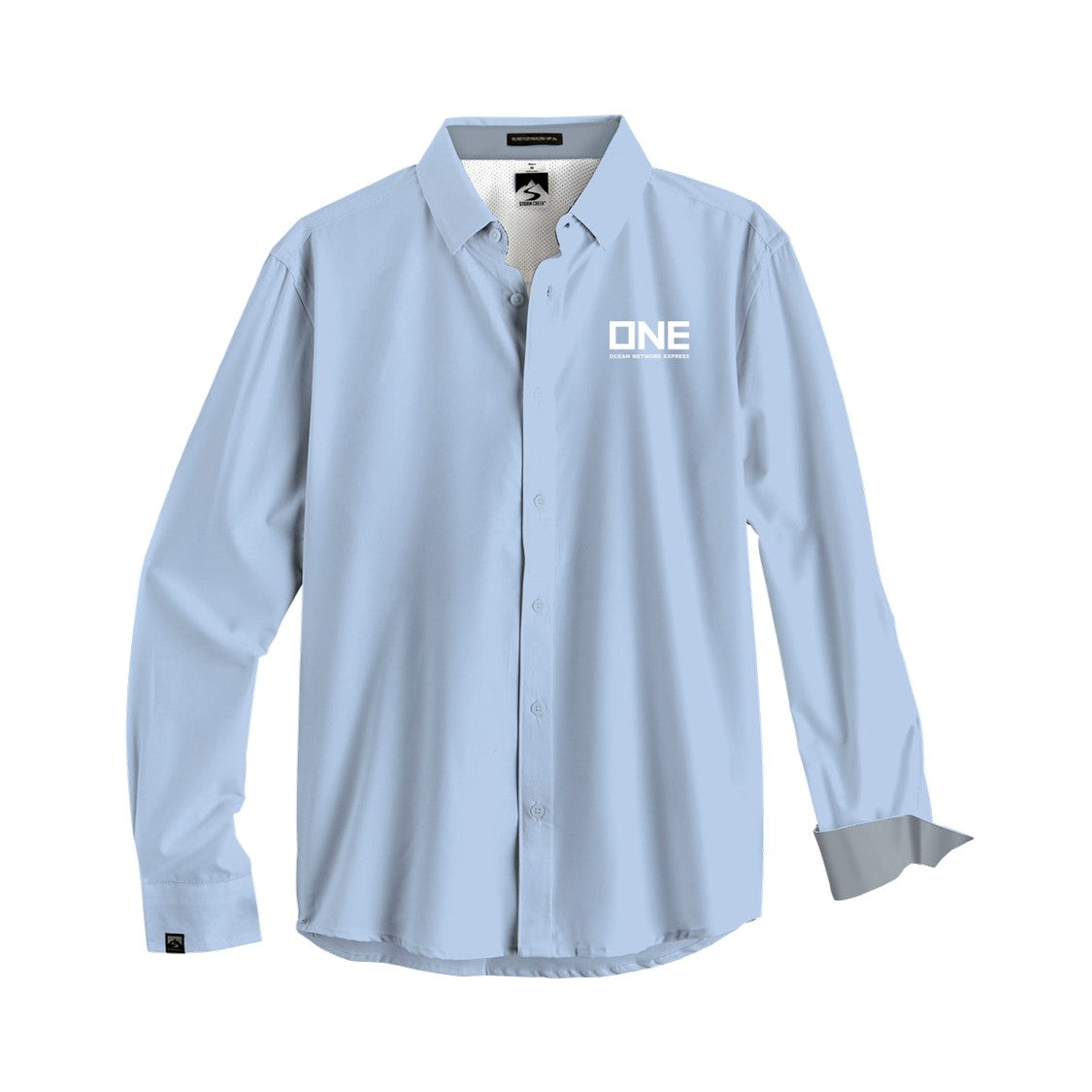 Influencer Woven Shirt - Oxford Blue/Gray