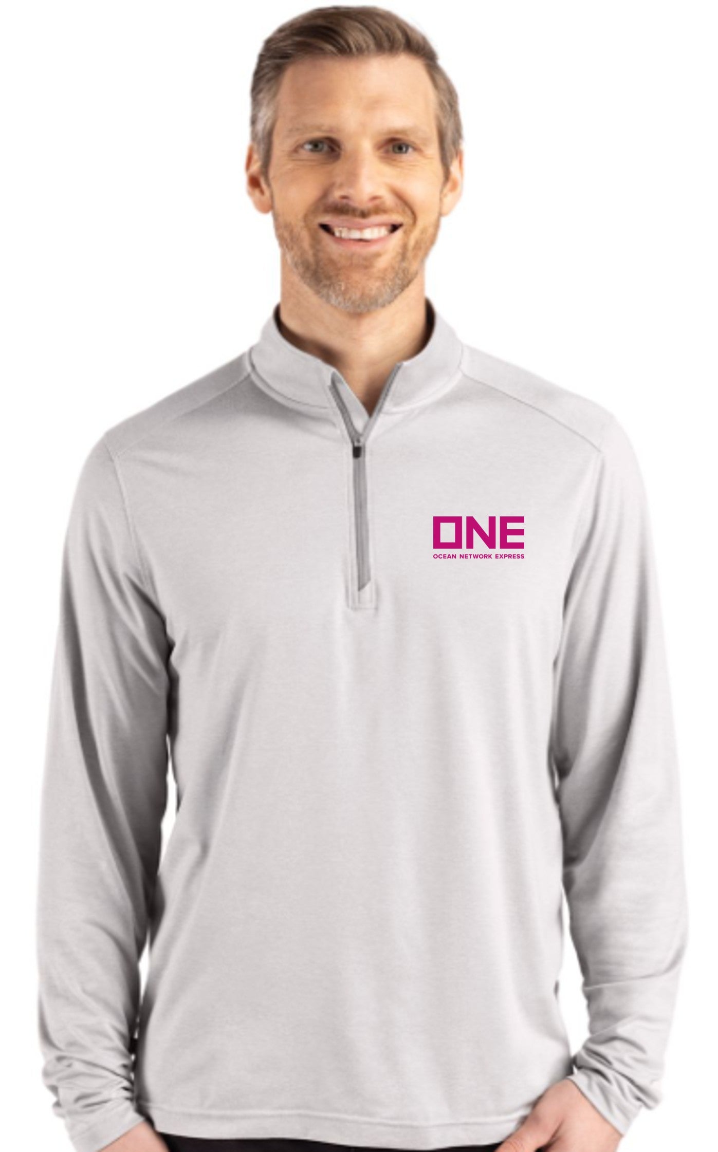 Coastline Epic Comfort Recycled Quarter Zip - Concrete
