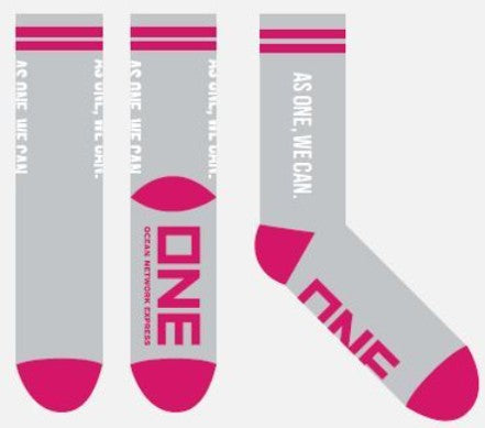 Athletic Crew Socks - Grey